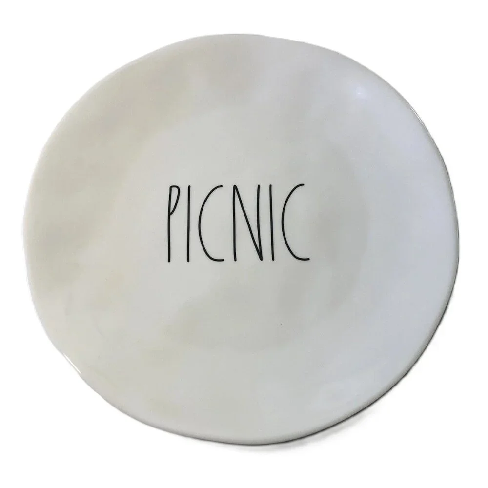 Rae Dunn PICNIC Artisan Collection Magenta Farmhouse 10